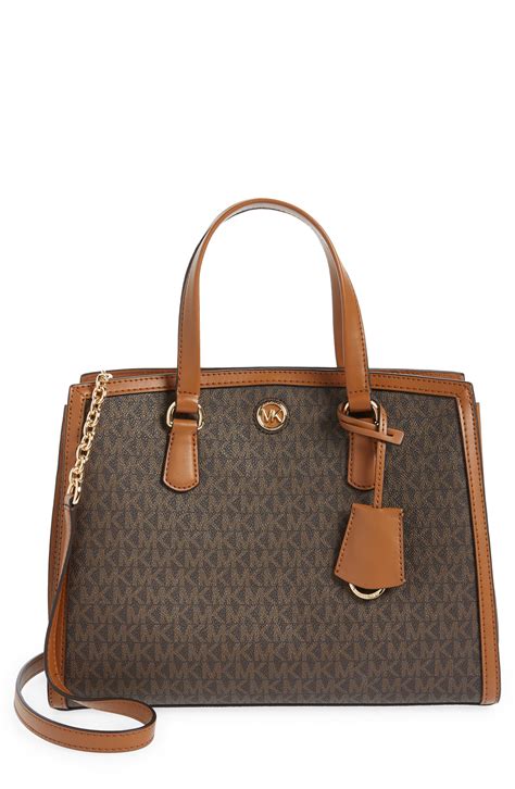 michael kors chantal medium satchel